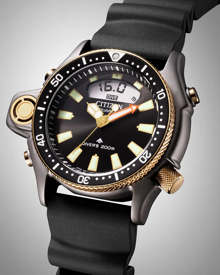 Promaster Aqualand Black Dial BENEBiOL™ PU Strap JP2008-06E | CITIZEN Promaster Aqualand Black Dial BENEBiOL™ PU Strap JP2008-06E | CITIZEN